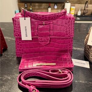 Brahmin Small Hallie Empower Tangsi crossbody with matching Ady wallet NWT